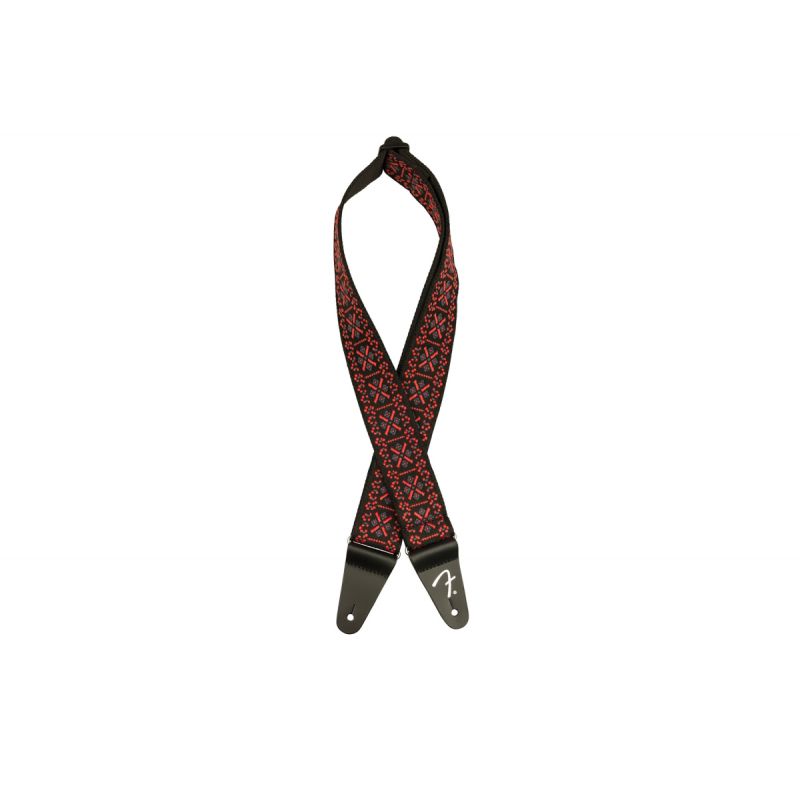Гитарный ремень FENDER STRAP 2" PASADENA WOVEN LATTICE RED